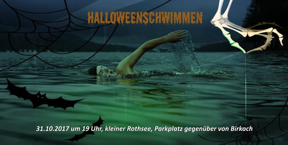 Halloweenschwimmen im Kleinen Rothsee