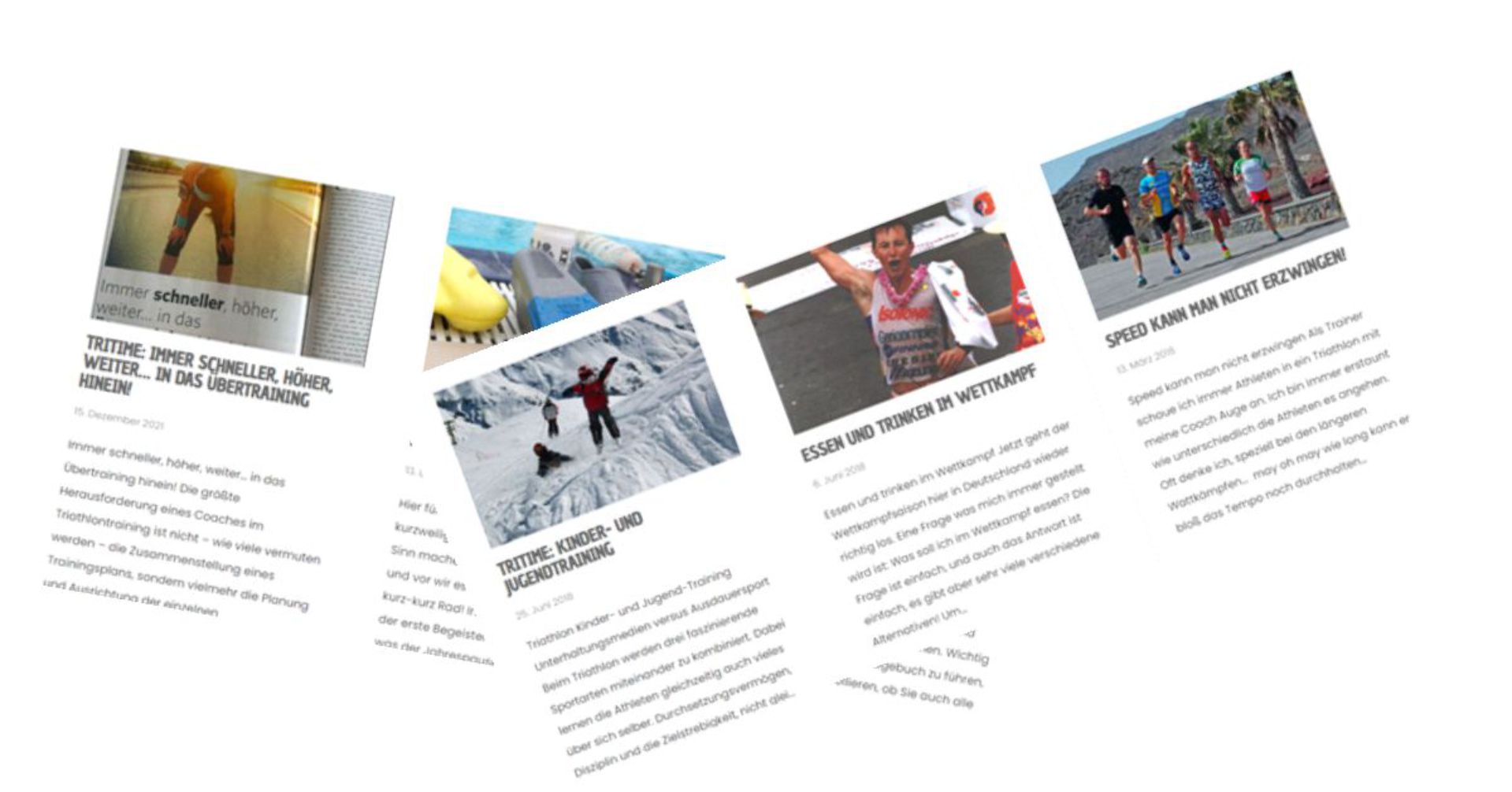 Einige Blogeinträge von Triathlon Trainer bennie Lindberg